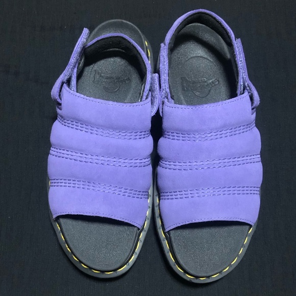 Dr. Martens Shoes - Dr. 'Doc' Martens Kole Suede Platform Sandal Twilight Purple, Size 7W/ 6M